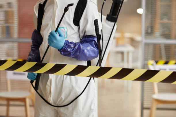 Professional Sewage Cleanup technician working in Centralia, IL